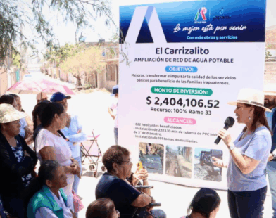 Agua potable en El Carrizalito