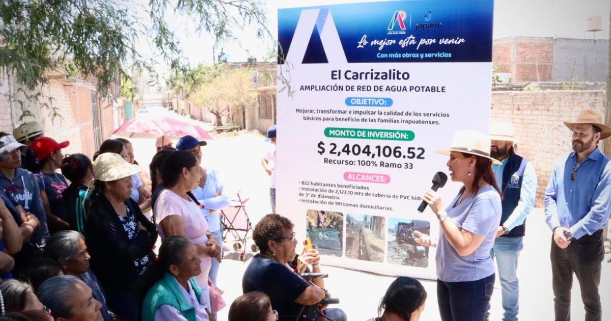 Agua potable en El Carrizalito