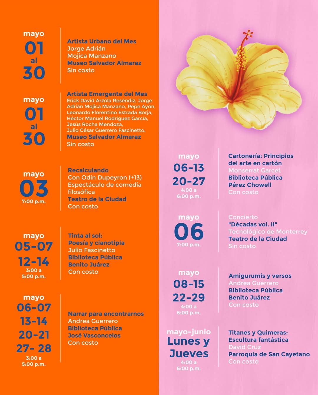 agenda cultural Irapuato