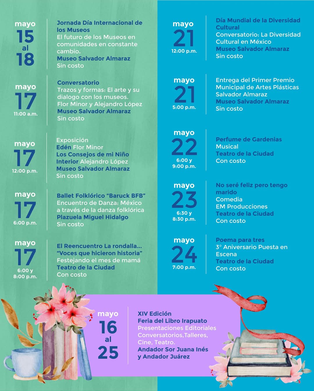 agenda cultural Irapuato