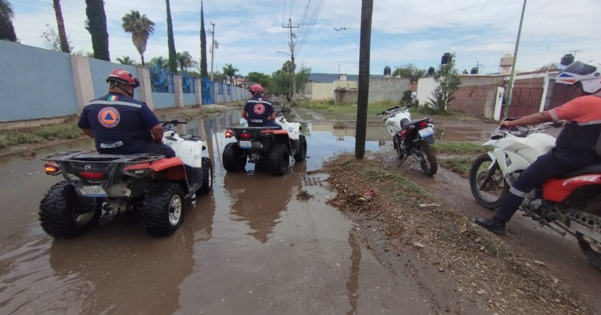 lluvia intensa Purísima