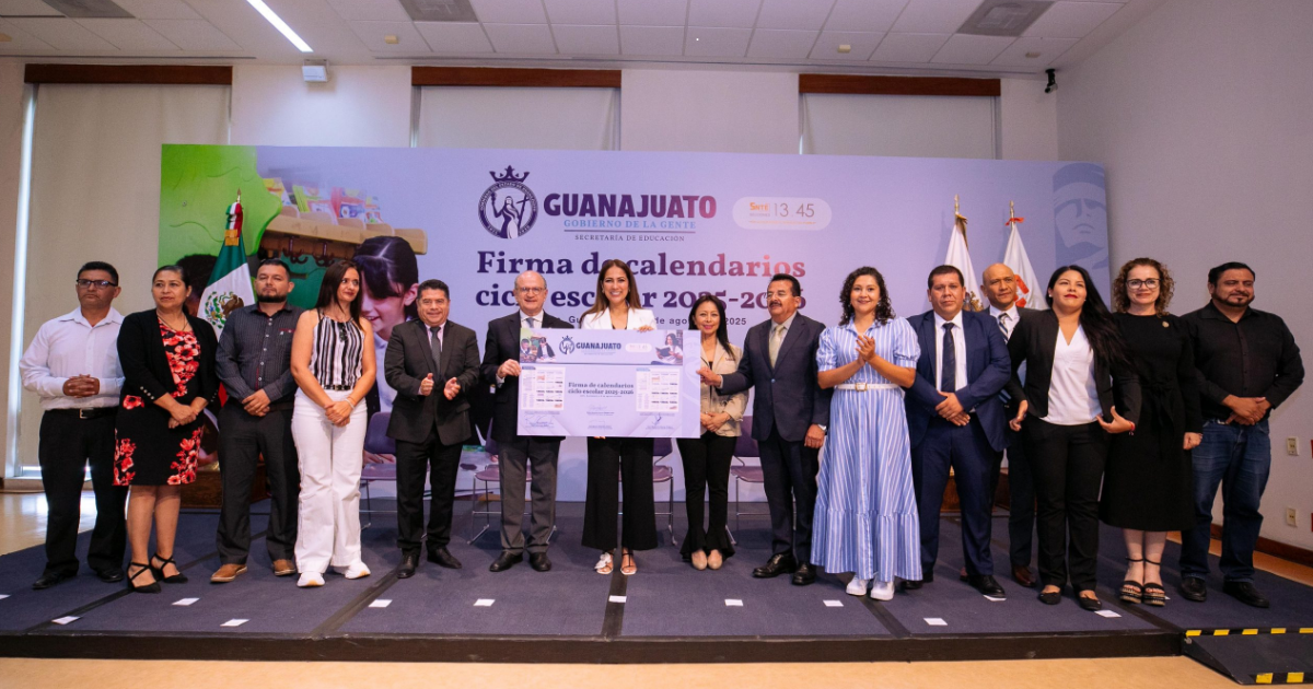 Calendarios escolares Guanajuato