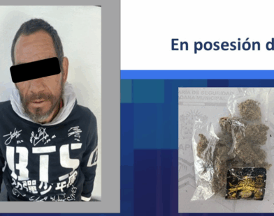 Detenido con antecedentes