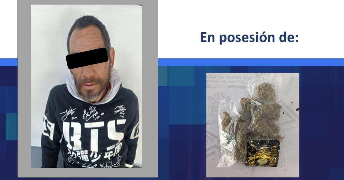 Detenido con antecedentes