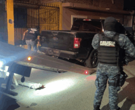 camioneta con impactos Irapuato