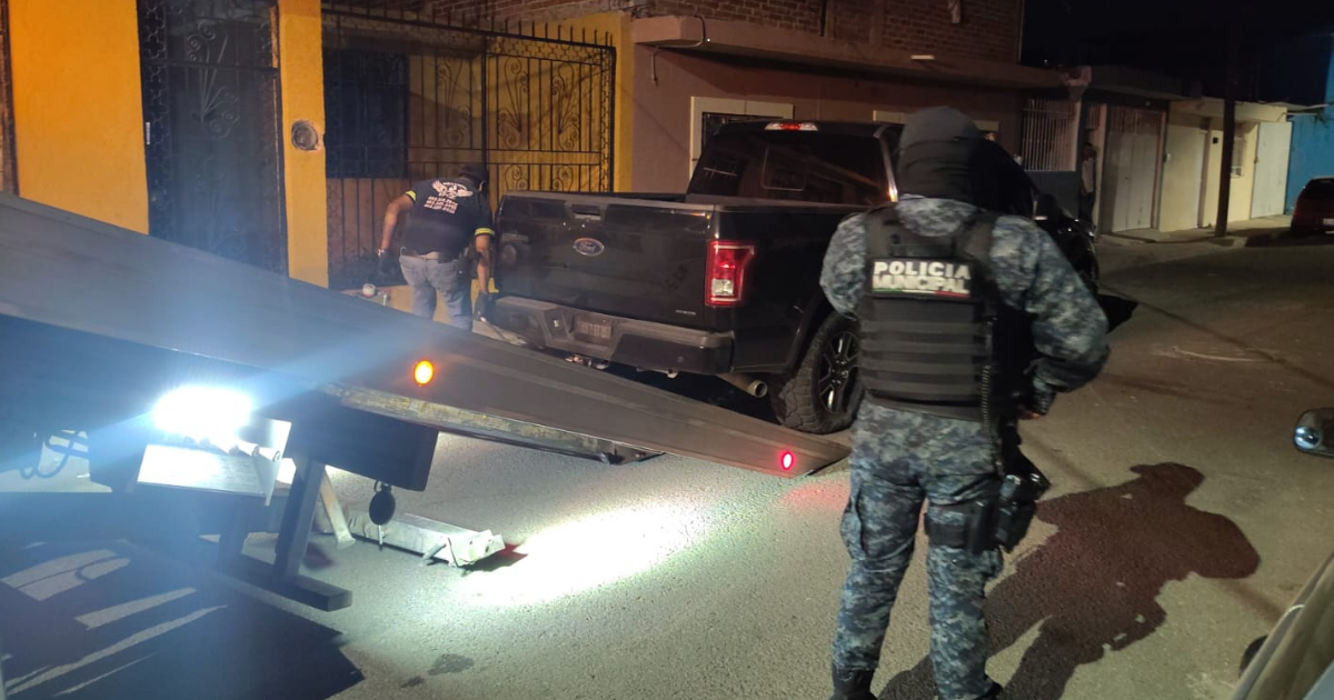 camioneta con impactos Irapuato