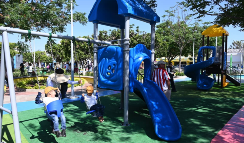 parque vecinal renovado