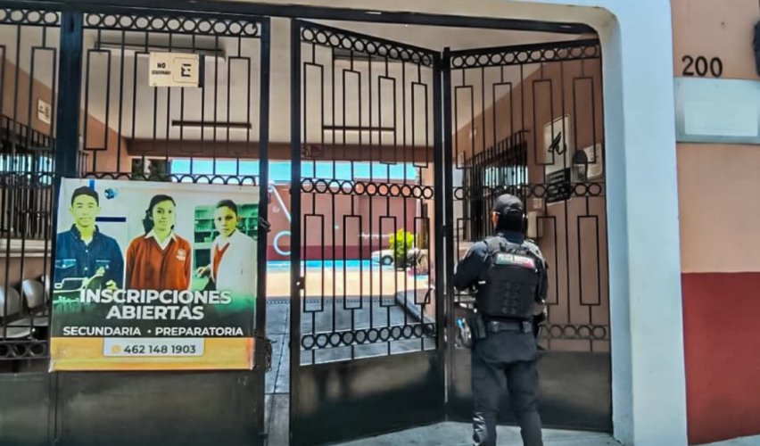 Vigilancia escuelas Irapuato