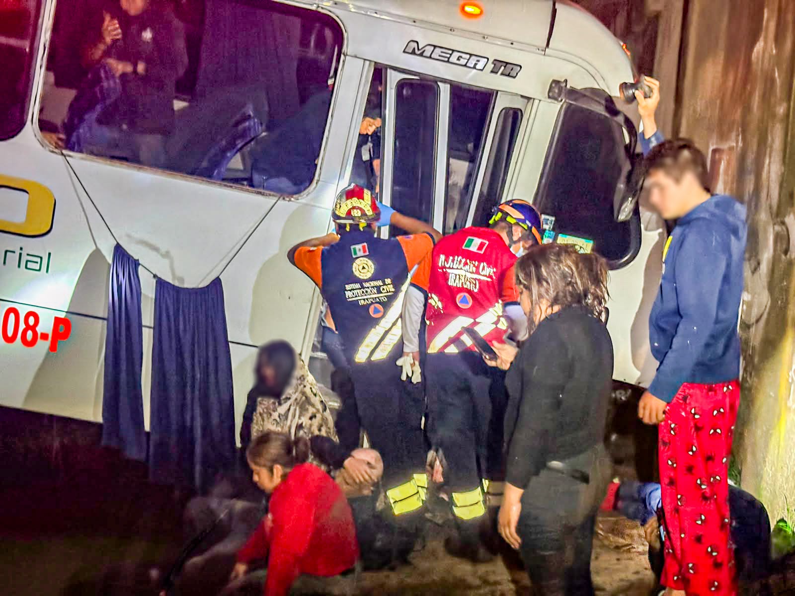 Accidente autobús Irapuato